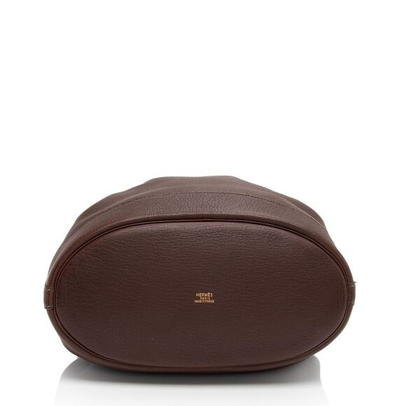 Hermes Vintage Evergrain Market 28 Drawstring Bag - Picture 4 of 15